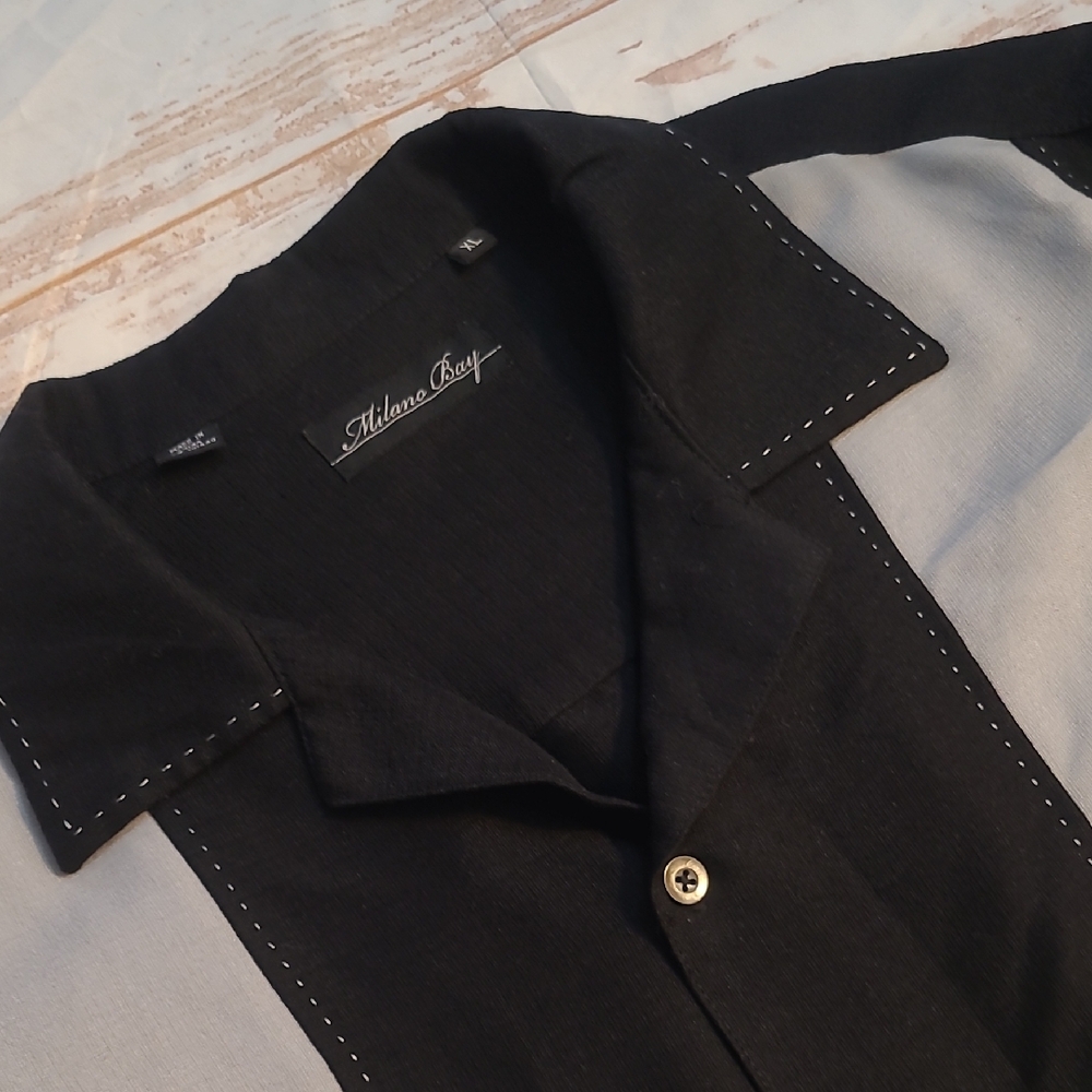 Milano Bay‎ Button Down Mens XL
